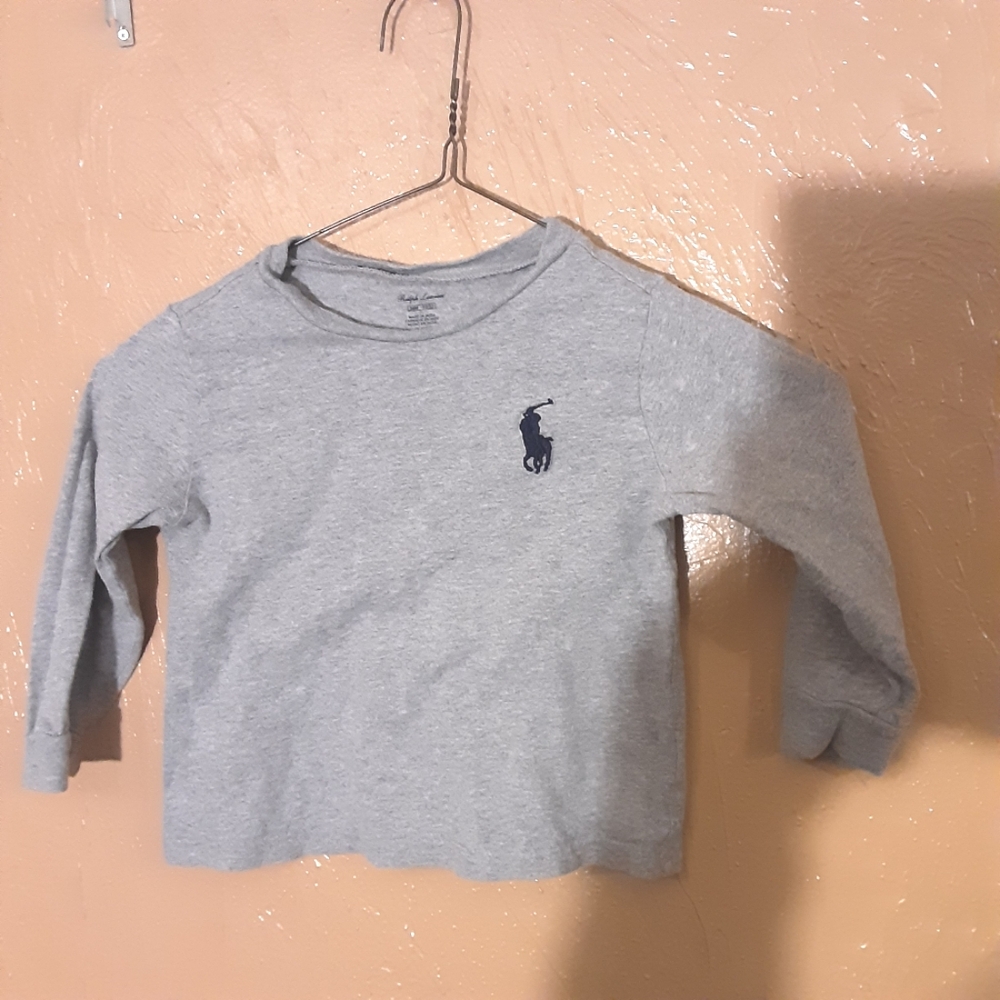 POLO RALPH LAUREN BOYS TODDLER LONG SLEEVE SHIRT SIZE 24 MONTHS